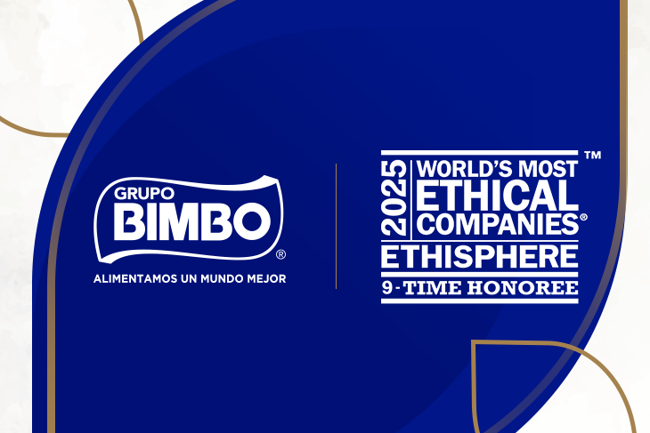 POR NOVENO AÑO CONSECUTIVO GRUPO BIMBO ES RECONOCIDA COMO UNA DE LAS EMPRESAS MÁS ÉTICAS DEL MUNDO 